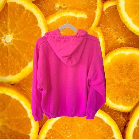 Atlanta Georgia USA Pink Hooded Sweatshirt‎ Size Large - Picture 4 of 4